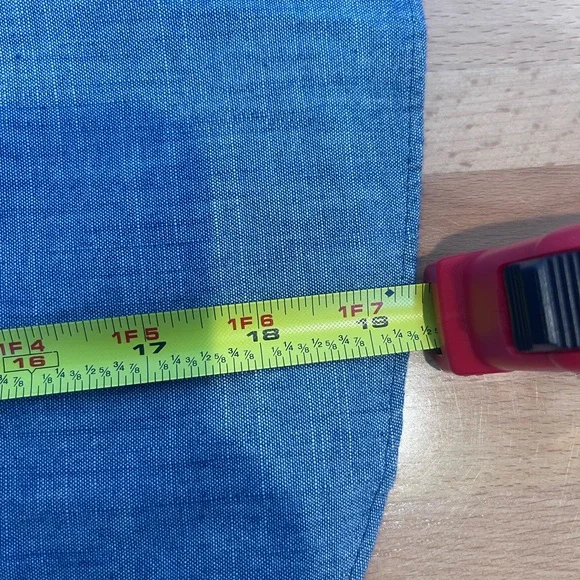 J.Crew Re-Imagined Blue Chambray Scallop Trim Cami Top 6 NWT - Picture 10 of 10